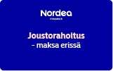 nordea jousorahoitus